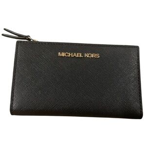 Michael Kors Black Saffiano Leather Wallet